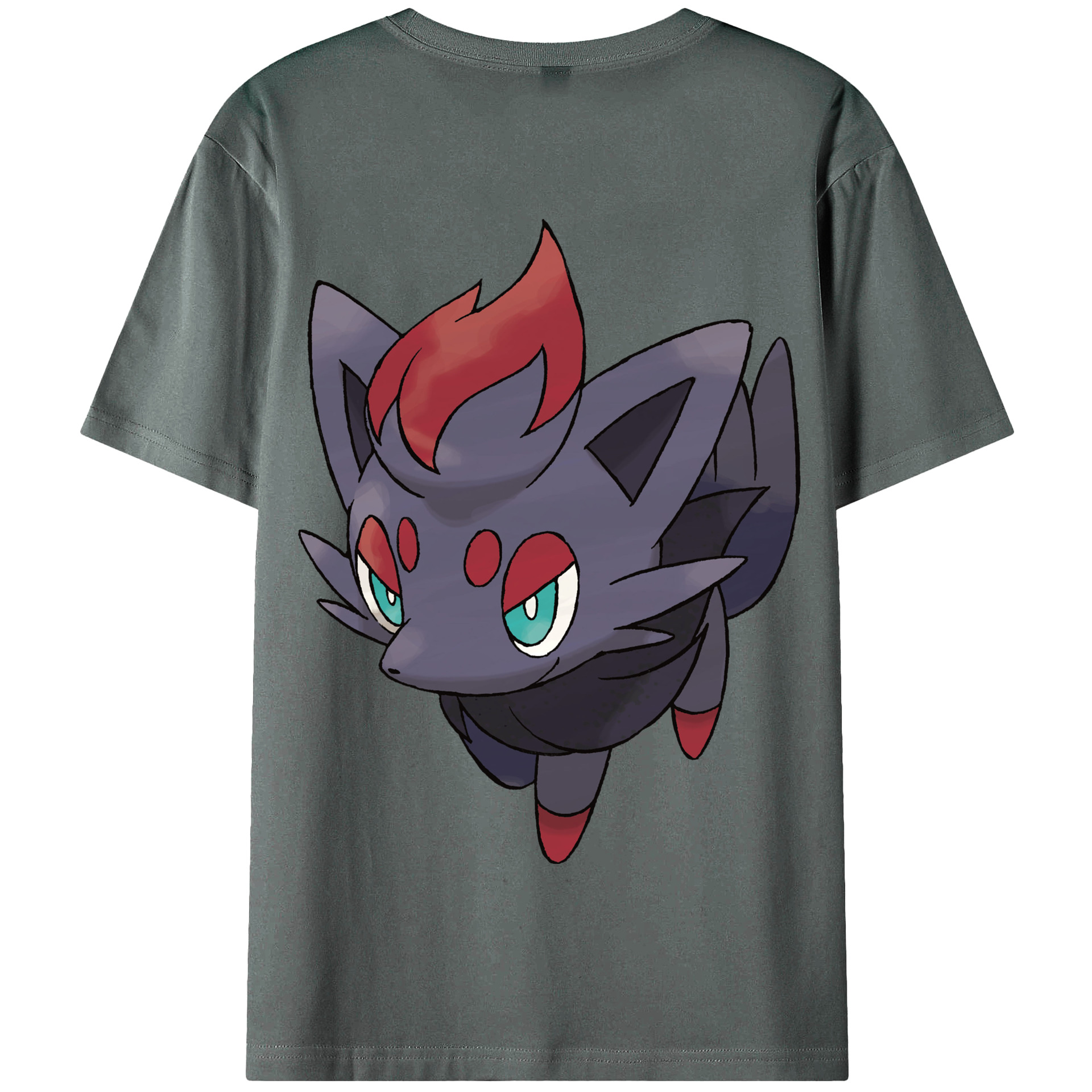 （画像用） ポケットモンスター Pokémon 綿100％半袖Tシャツ（背面プリント）